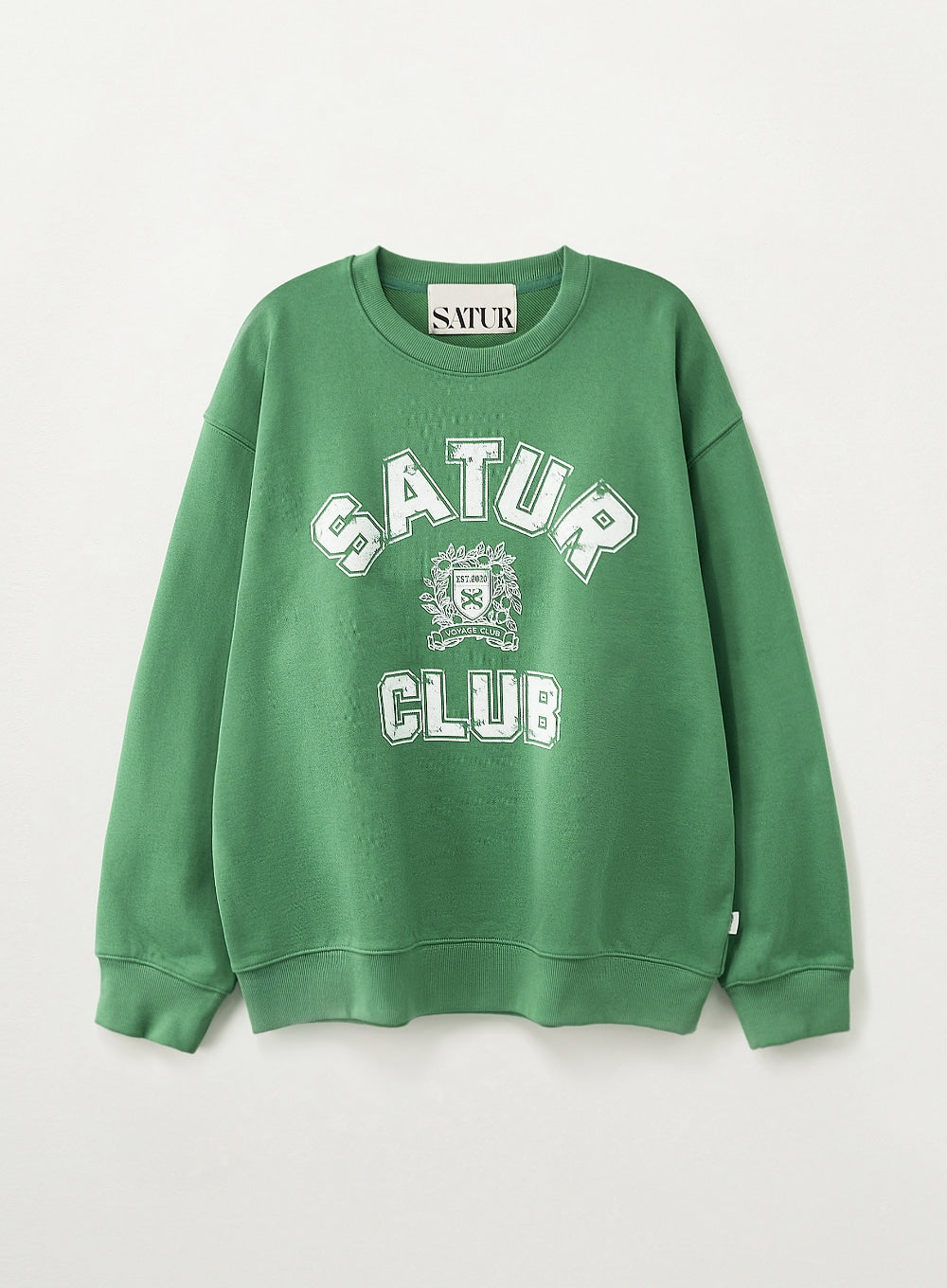 Satur Crest Symbol Sweatshirt - Green