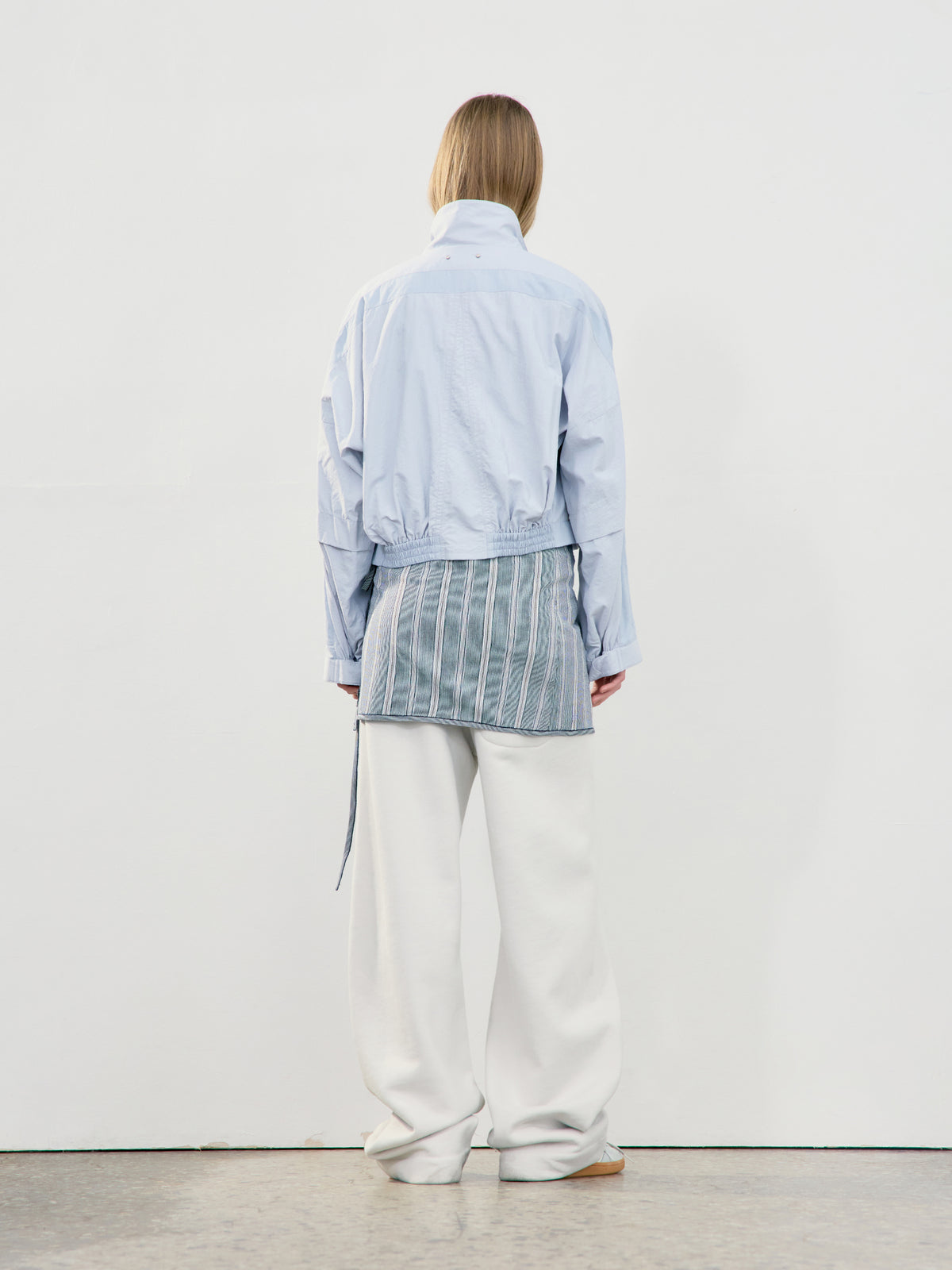 Low Classic Jersey Cocoon Fit Pants Light Grey