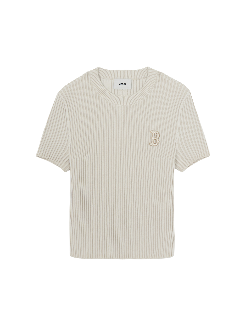 [mlb korea] Women's Basic Street Ribbed Short Sleeve Knit Pullover