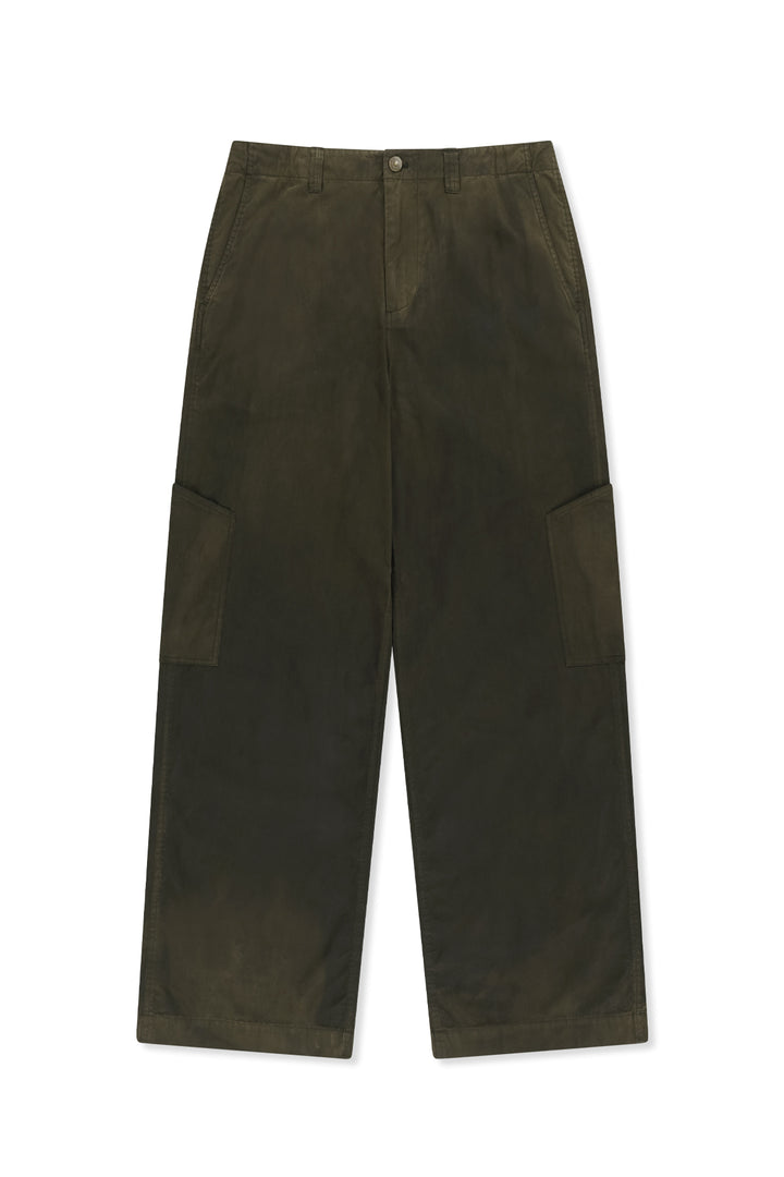 Matinkim Faded Wax Pants For Men IN Khaki