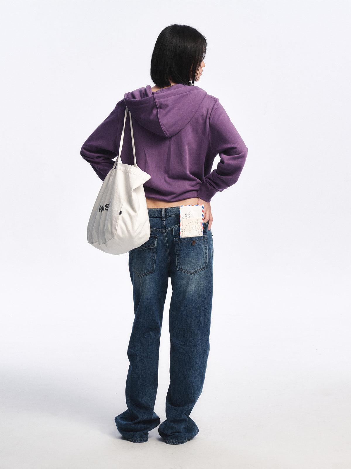 Low Classic Pocket Wide-Leg Jeans Blue