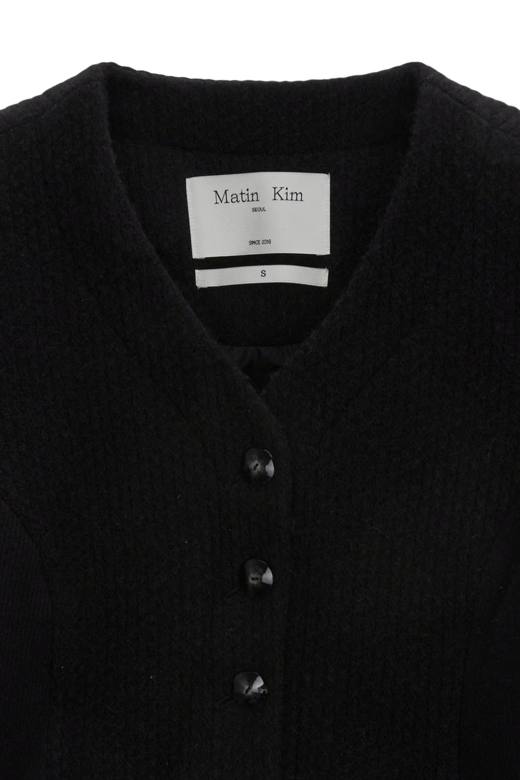 Matinkim Soft Volume Cardigan Jacket IN Black
