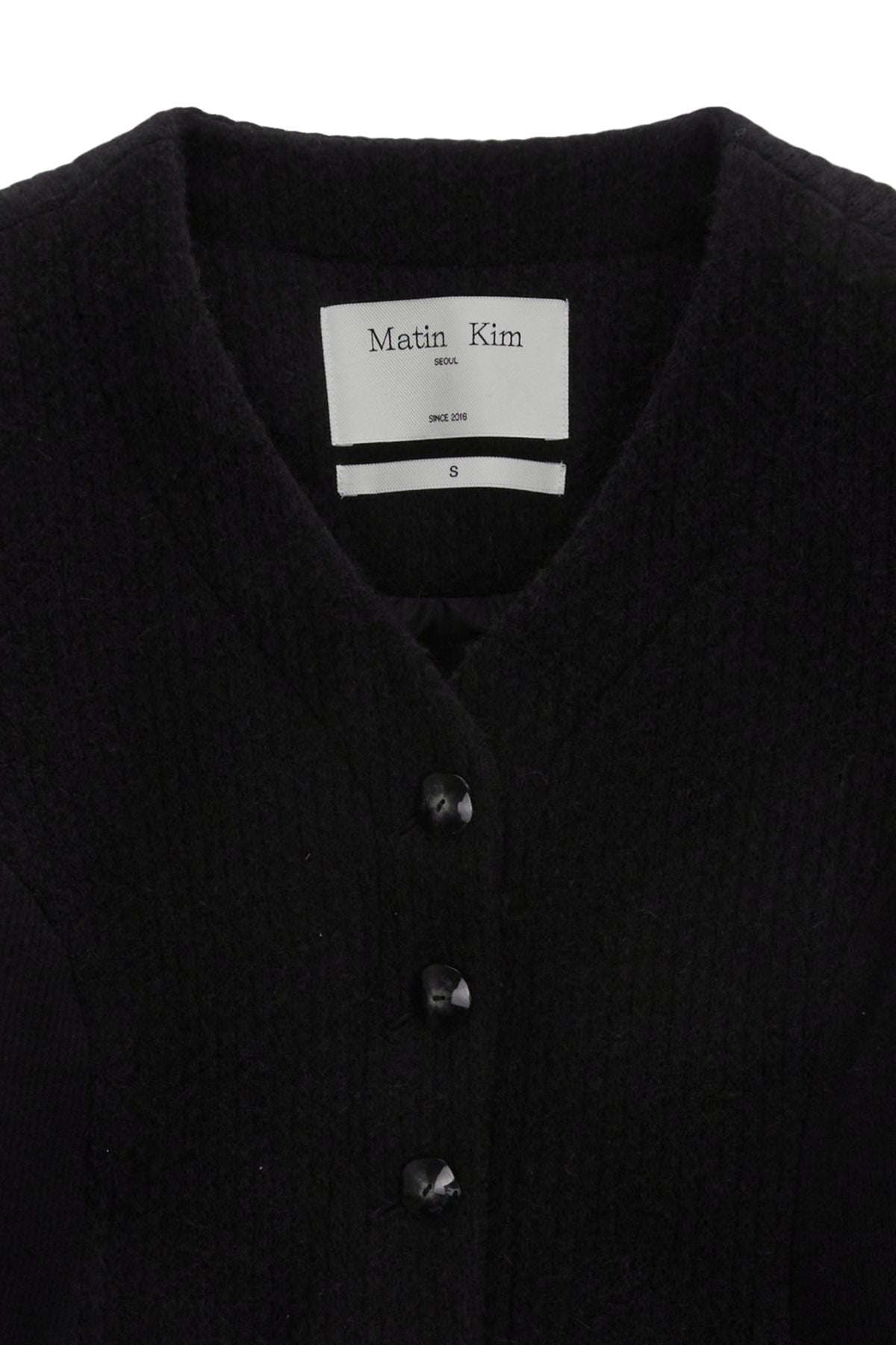 Matinkim Soft Volume Cardigan Jacket IN Black
