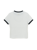 MLB Korea Women's Basic Small Logo Ringer T-Shirts