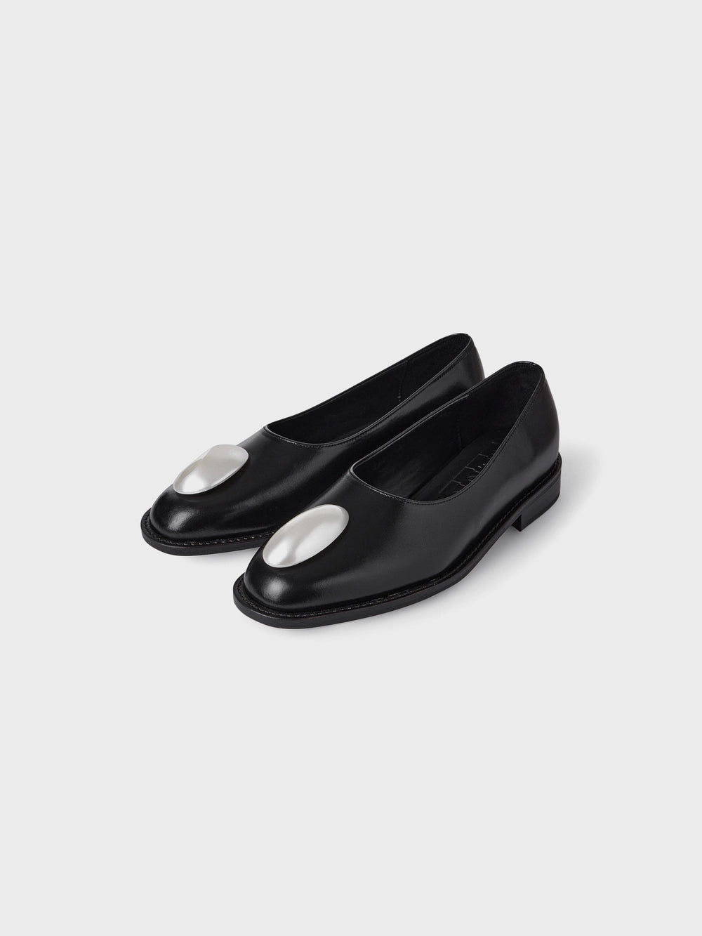 EENK Mother of Pearl Loafers - Black