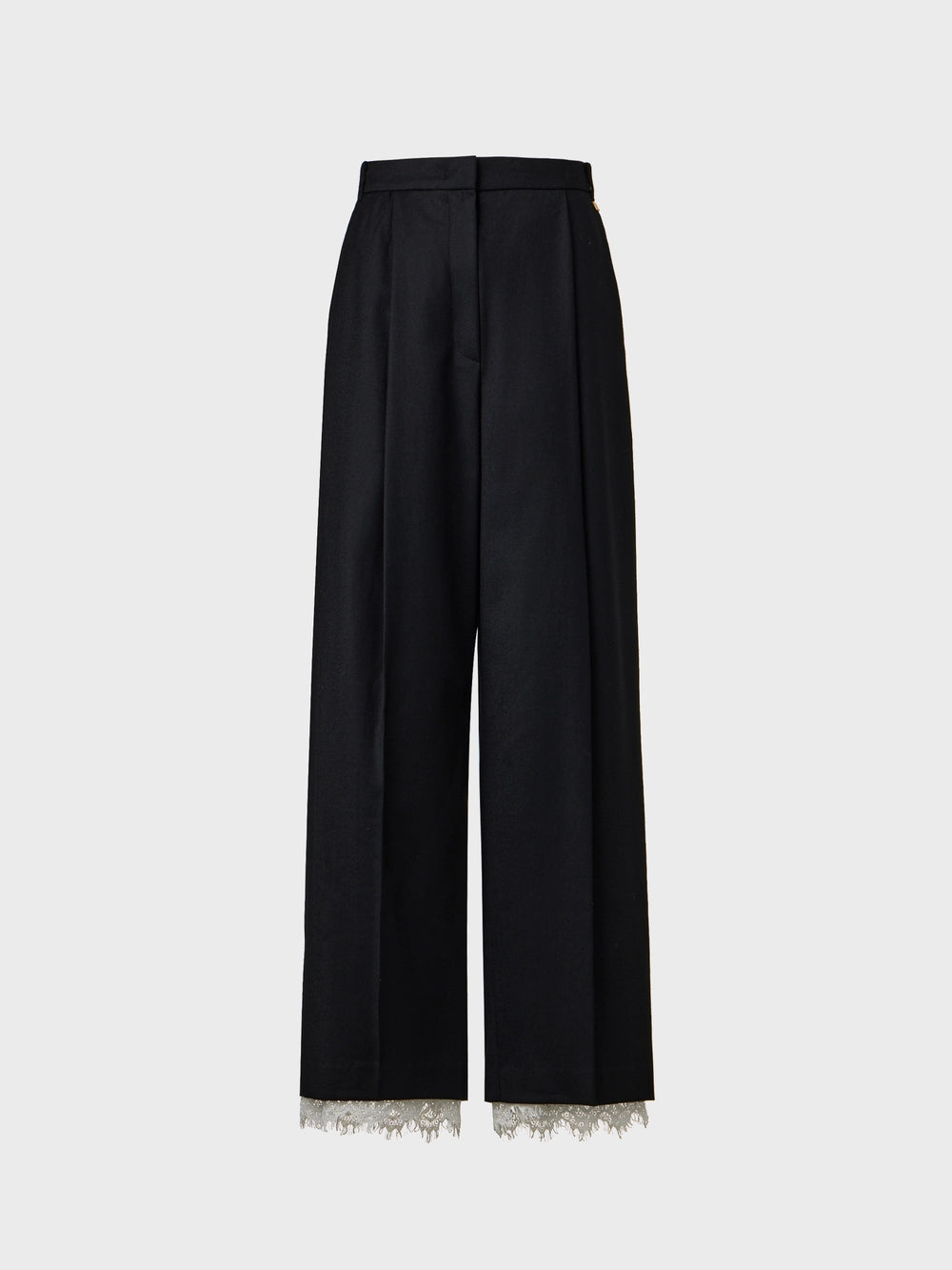 EENK Lace Slit Pants - Black