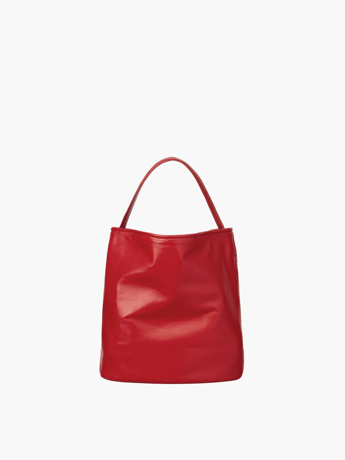 Margesherwood Wired Bucket red airy nappa