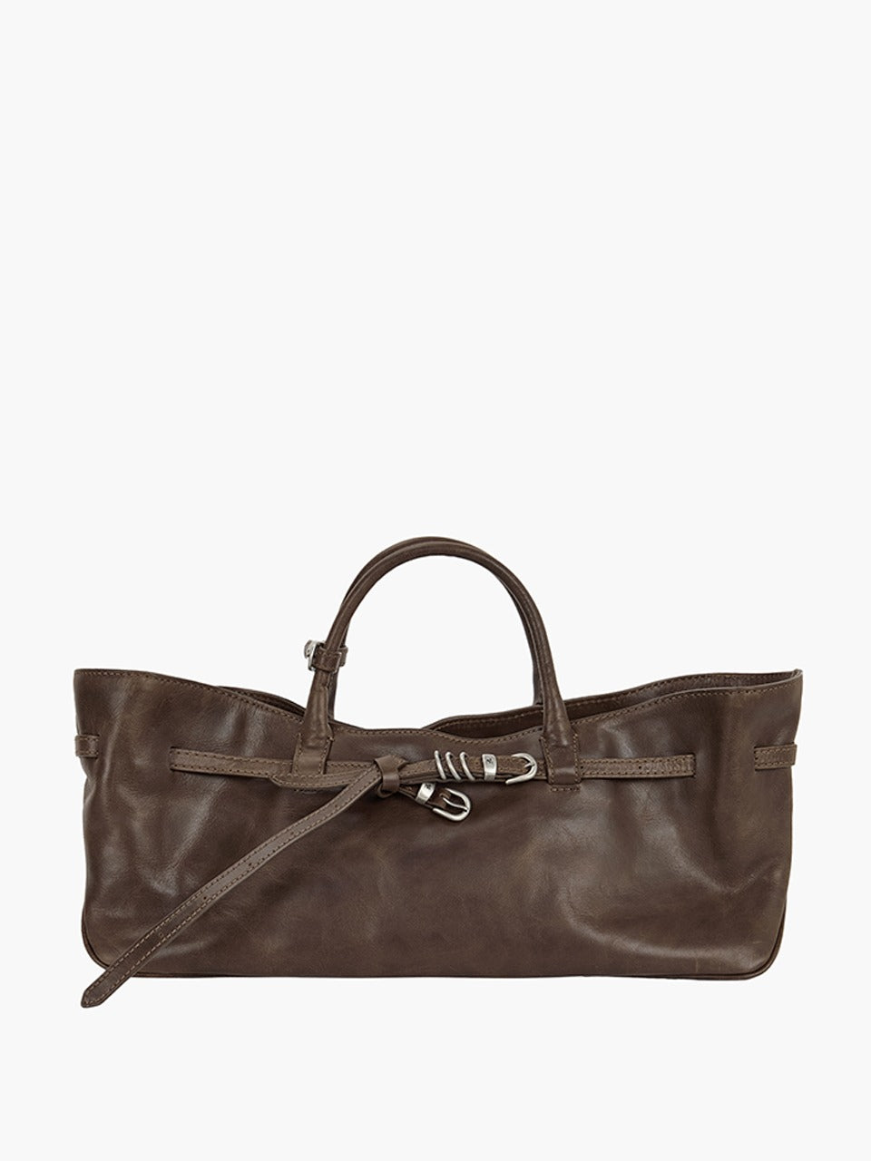 Margesherwood Grandma Used Bag washed brown pull-up