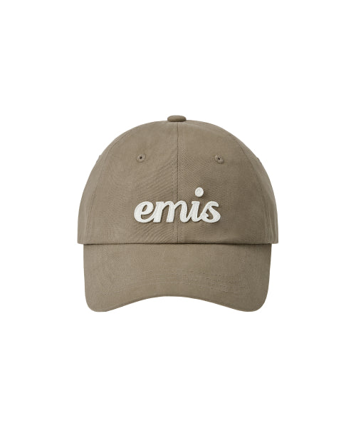 APPLIQUE BALL CAP-BEIGE