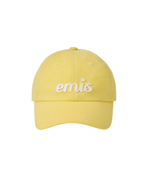 APPLIQUE BALL CAP-YELLOW