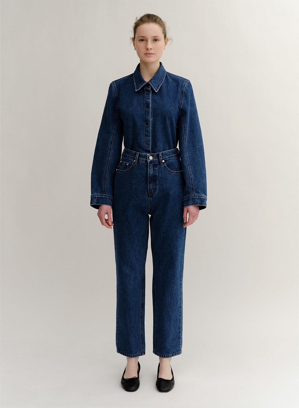 Kindersalmon Ceres Blue Denim Shirt