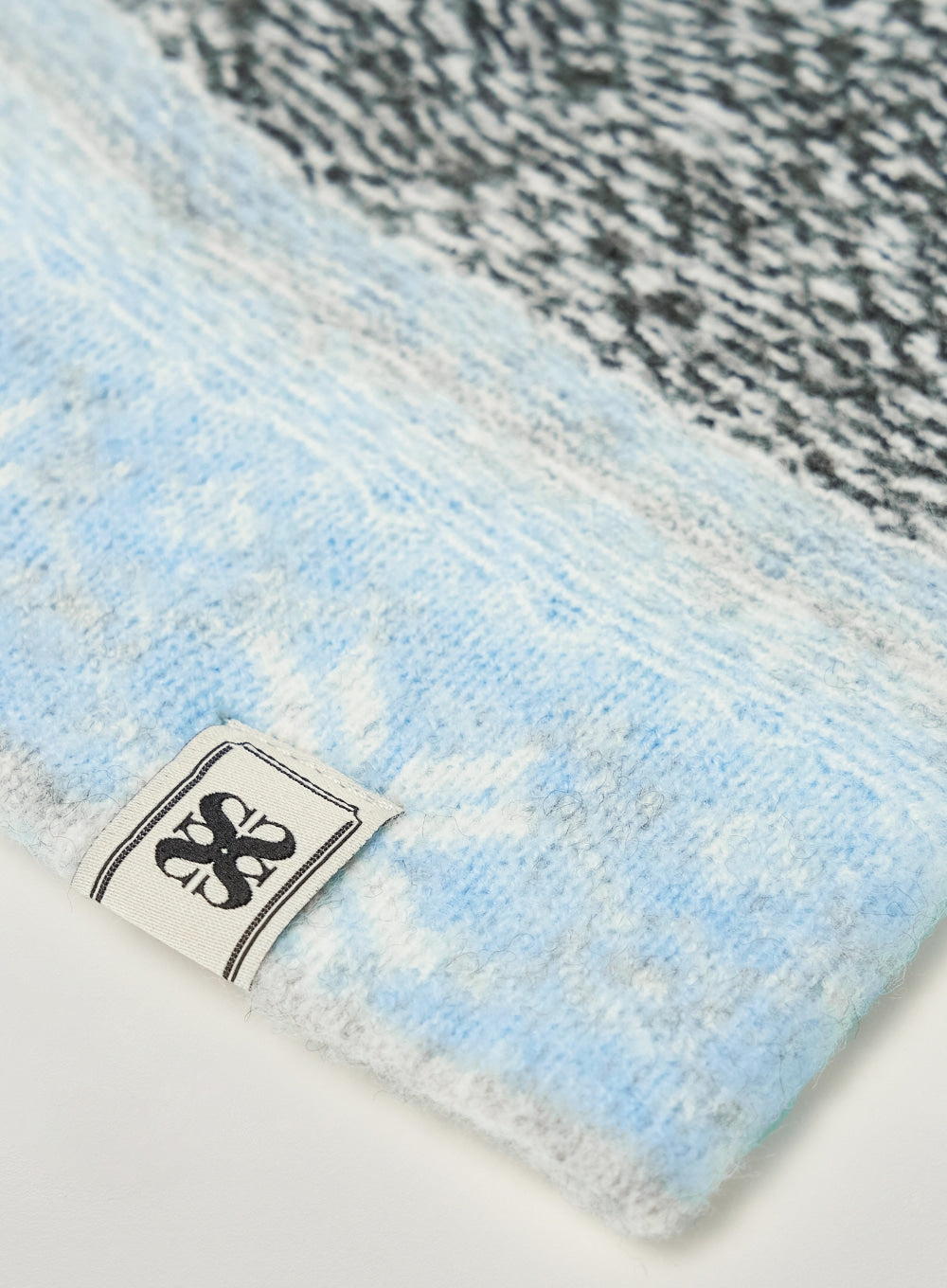 [satur] Nordic Knit Beanie - Sky Blue