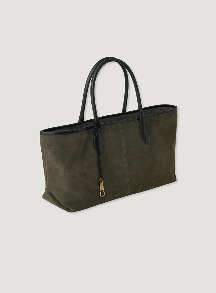 Mango Maniplease Troy Suede Bag