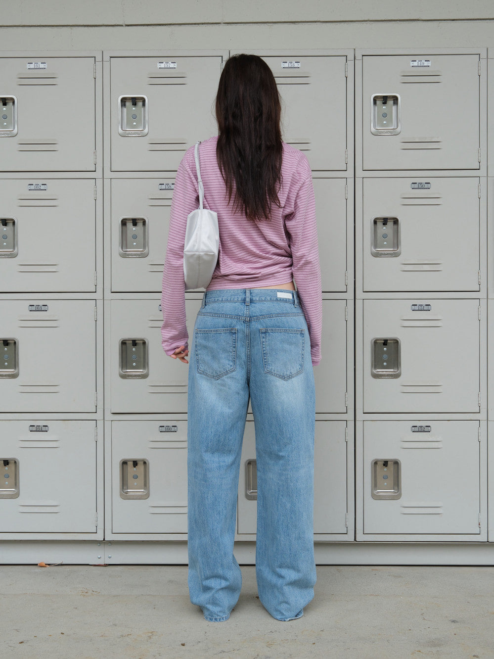 Low Classic Striped Regular-Fit Tee Pink