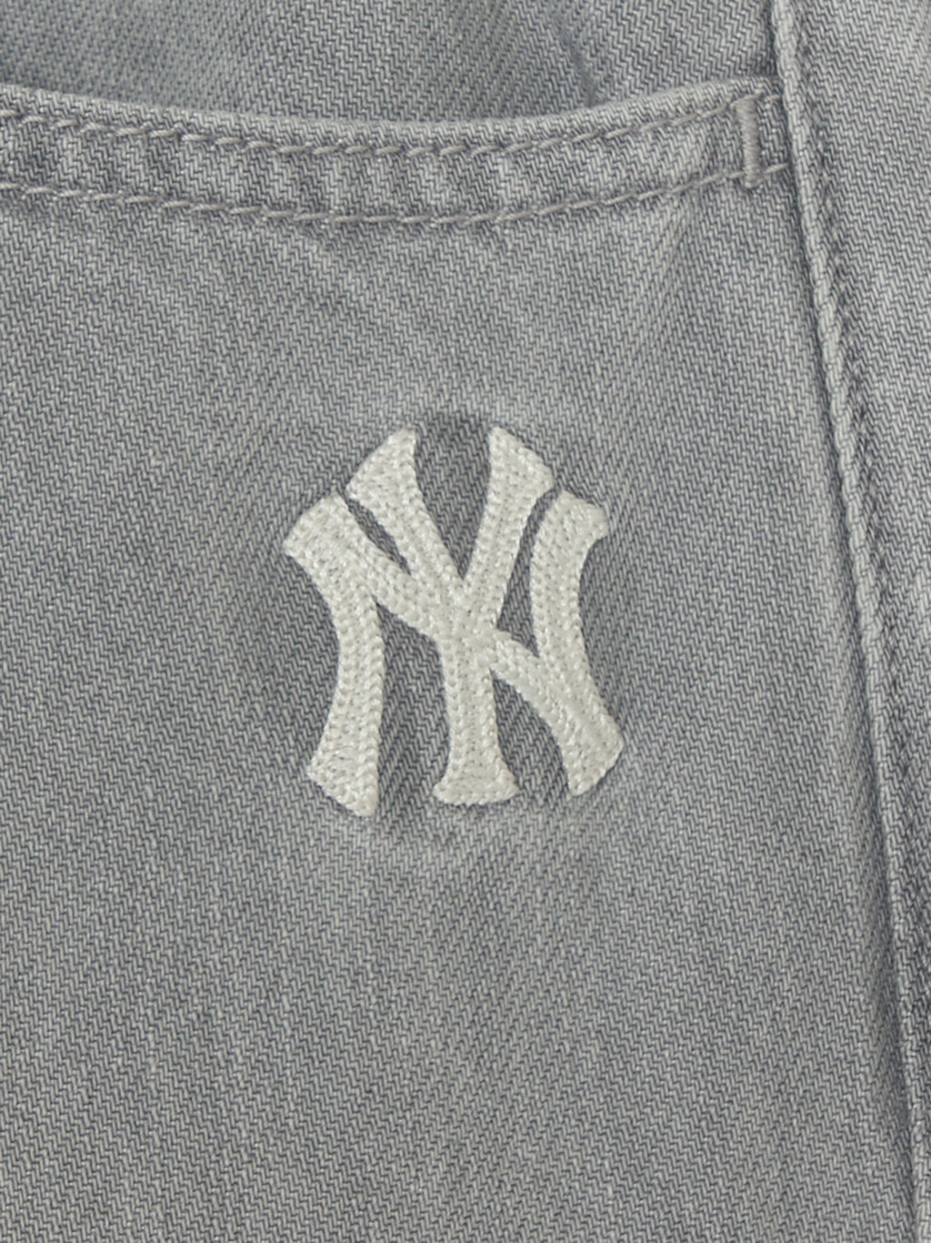 [mlb korea] Women's Basic Small Logo Summer Tencel Wide Denim Pants