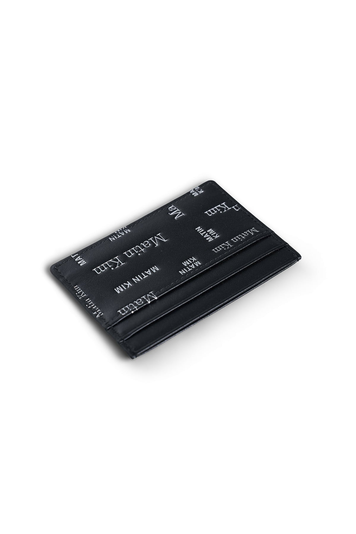 Matinkim Matin All-Over Logo Card Wallet IN Black