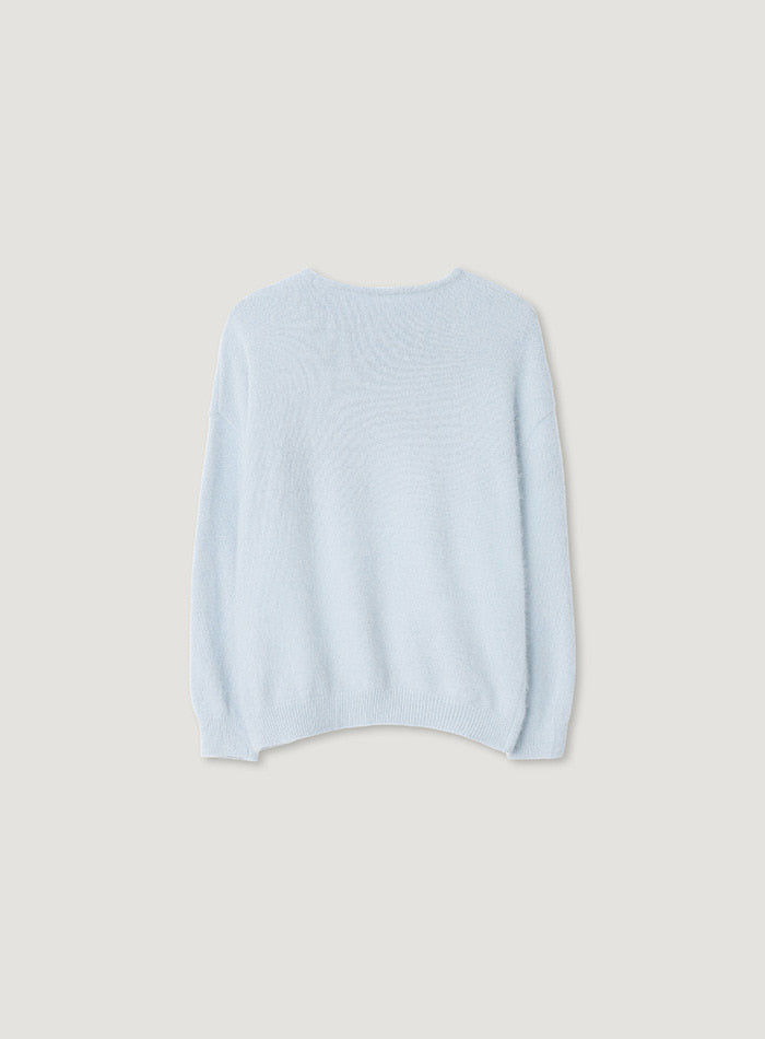 Mango Maniplease Ainee Angora Knit Pure Blue