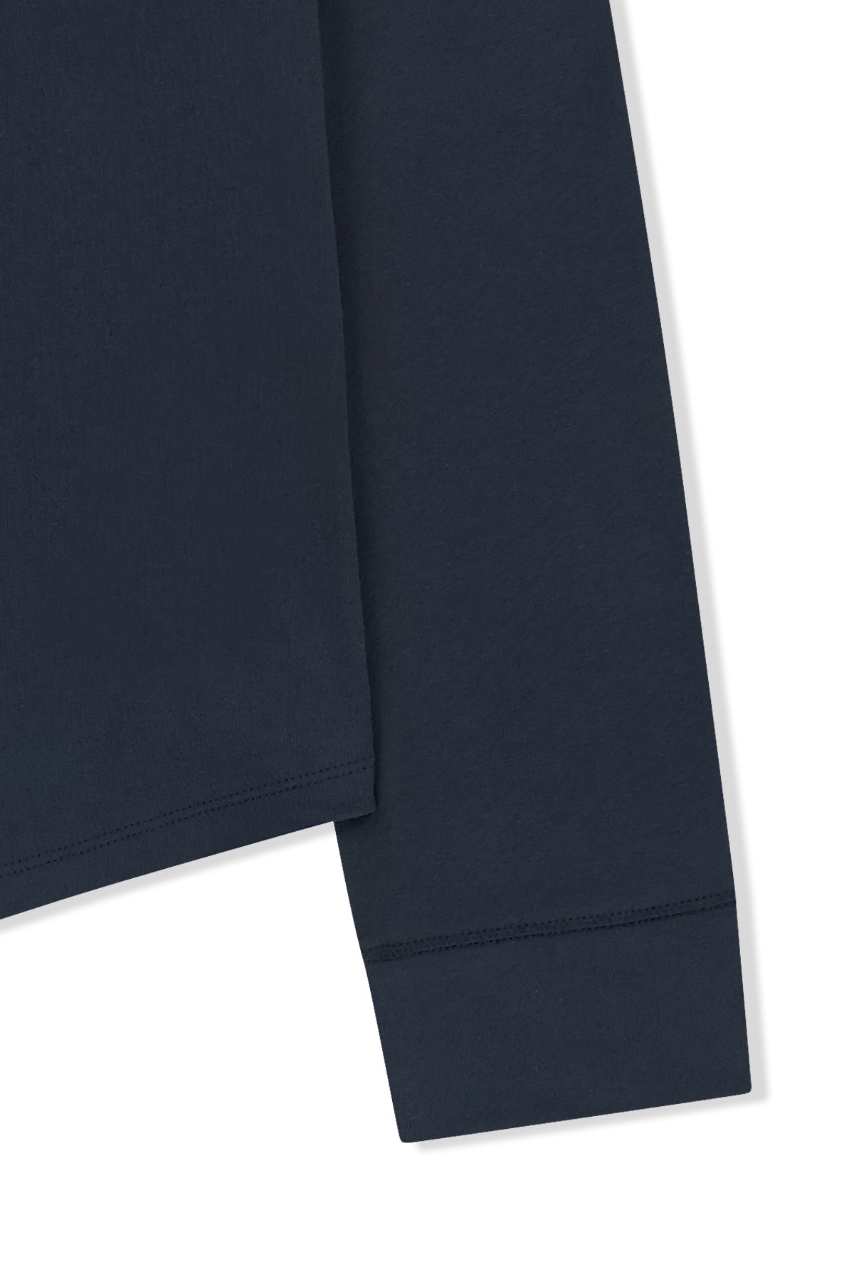 [matinkim] Asymmetric Button Closure Top IN Navy