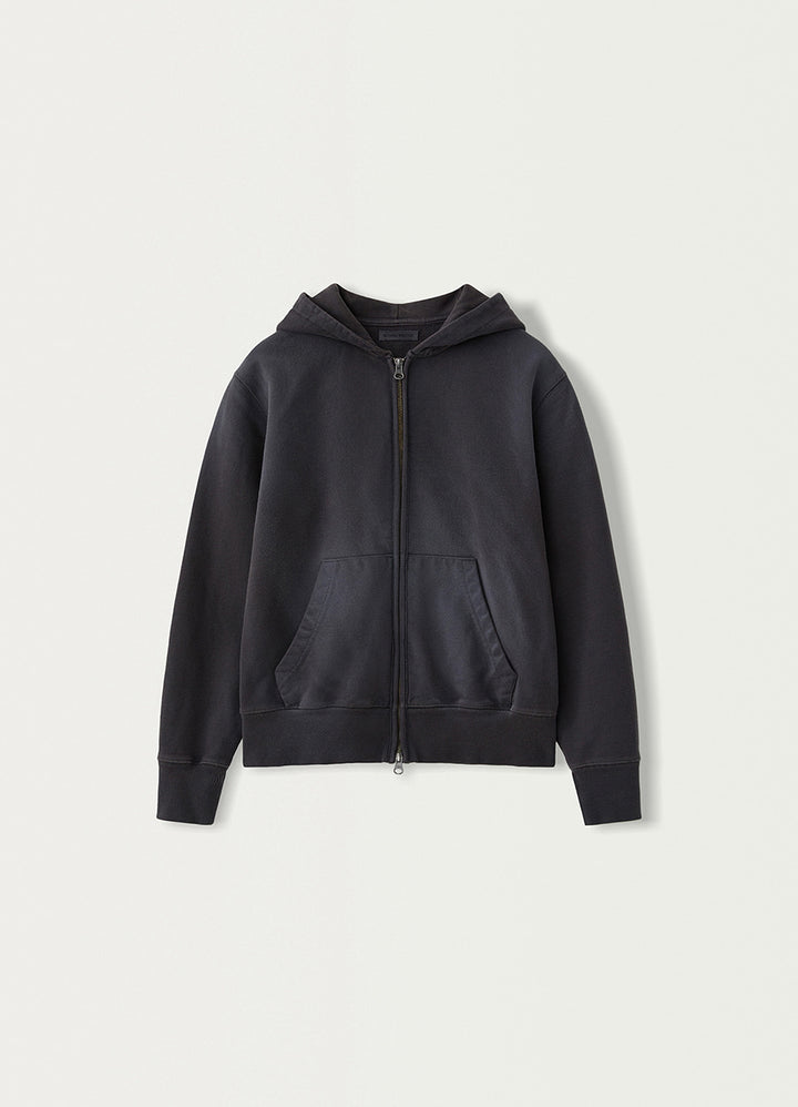 Nothing Written Vintage zip-up hoodie (Dust charcoal)