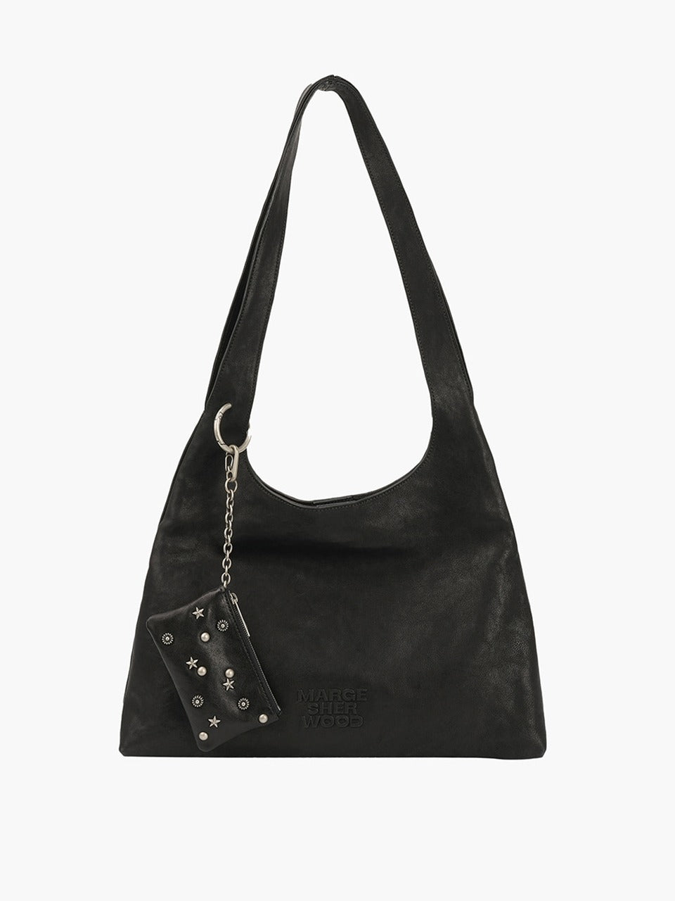 Margesherwood Halter Hobo Large black washed nappa