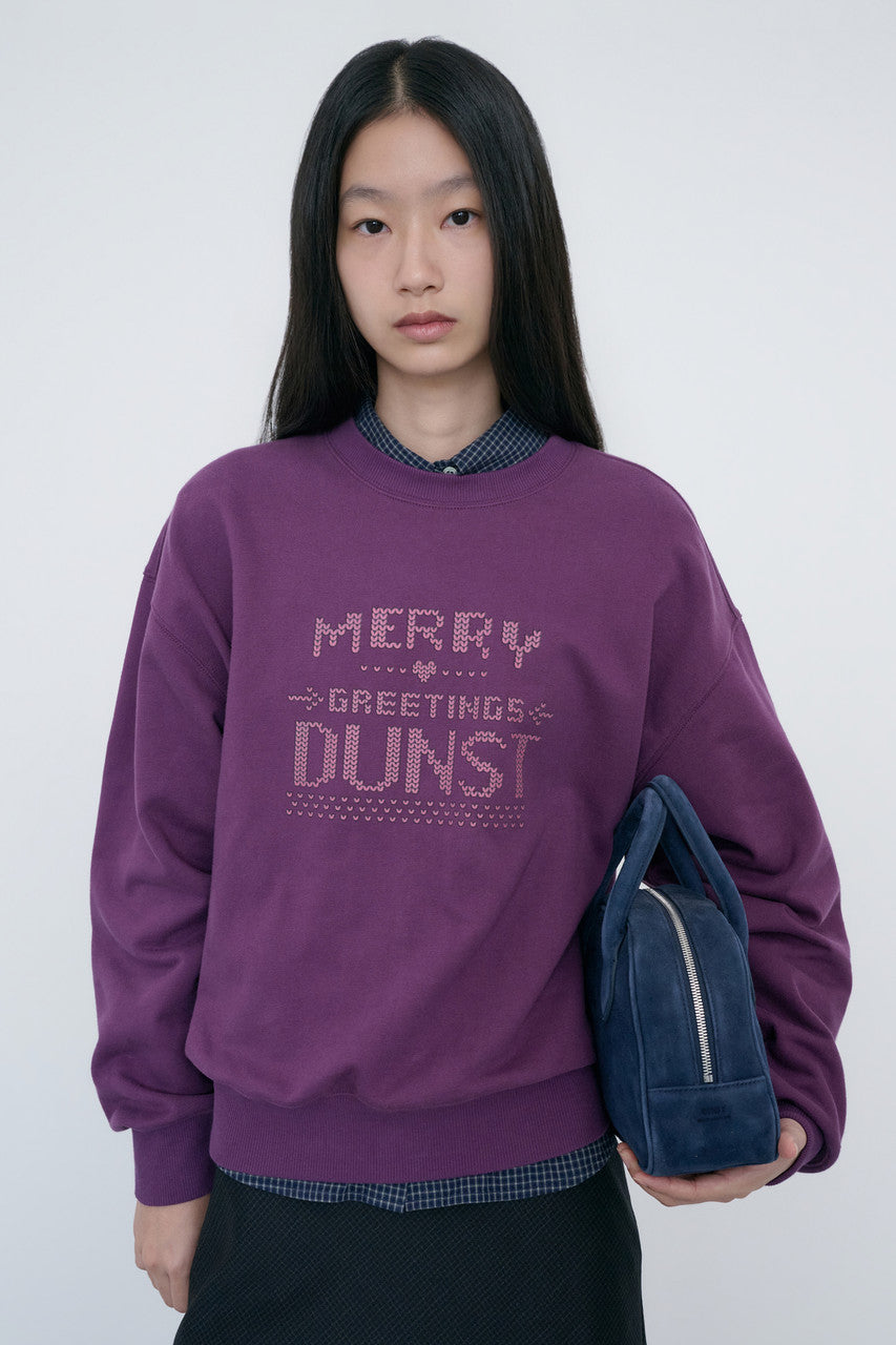 Dunst Suede Boston Tote Bag Navy