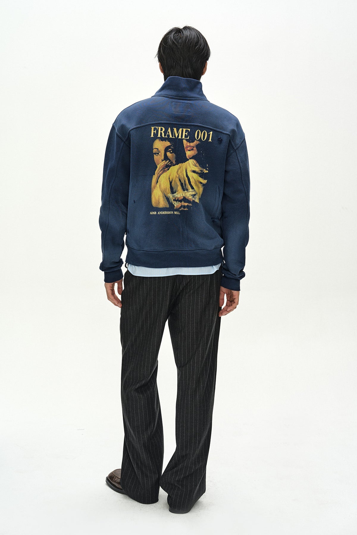 Andersson Bell Frame High-Neck Zip UP