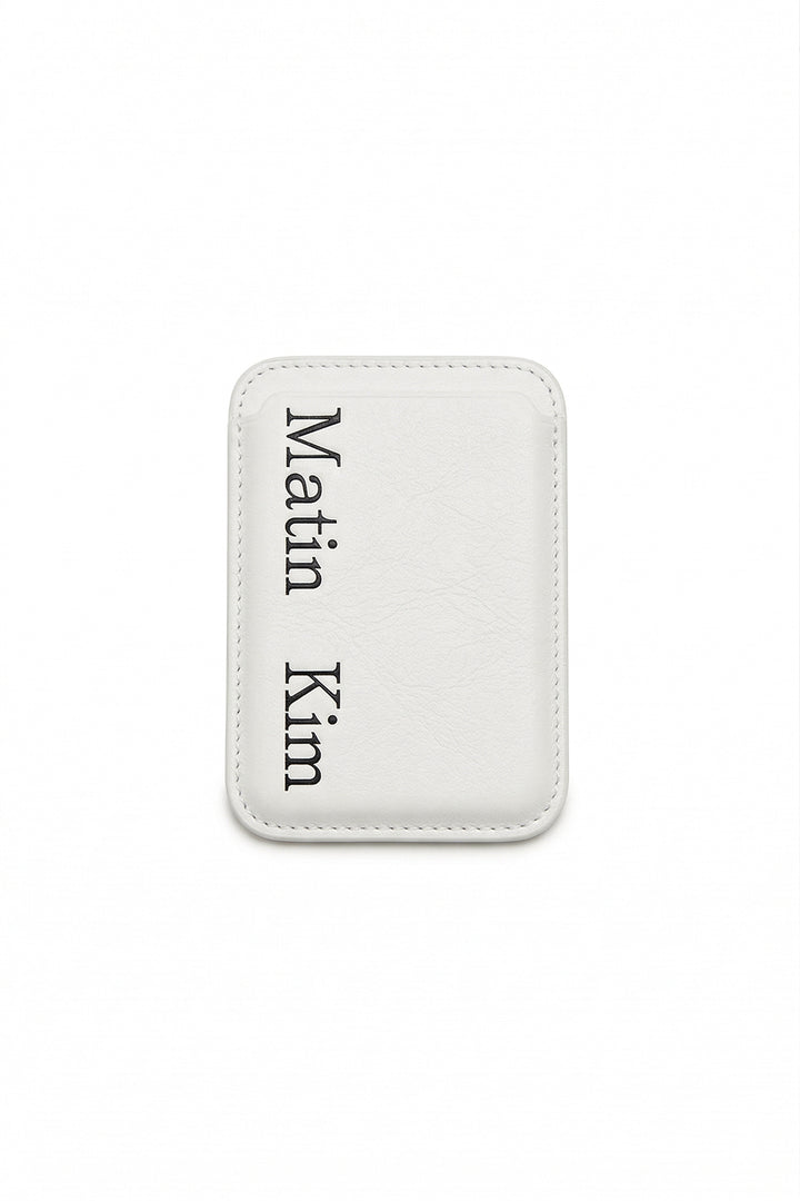 Matinkim Matin Magnetic Card Wallet IN Ivory