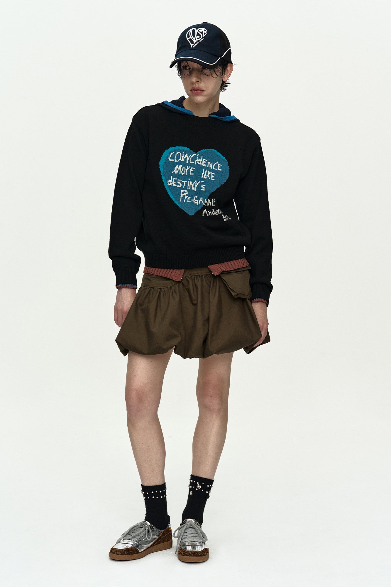 Andersson Bell Girl'S Heart Message Crew-Neck Sweater