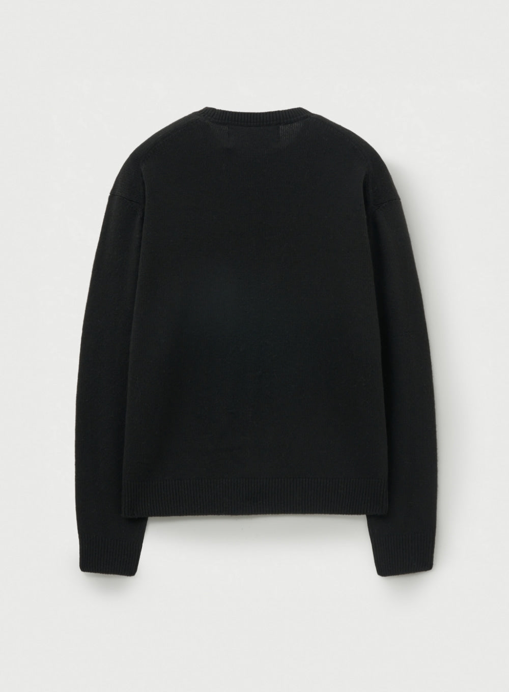 [satur] Loren Classic Logo Knit - Black