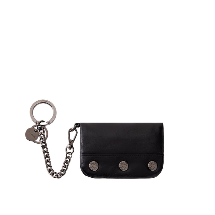 Vunque Perfec Button Up Padding Card Wallet Black
