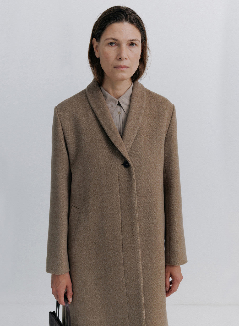 Kindersalmon Matilda Wool Coat Camel