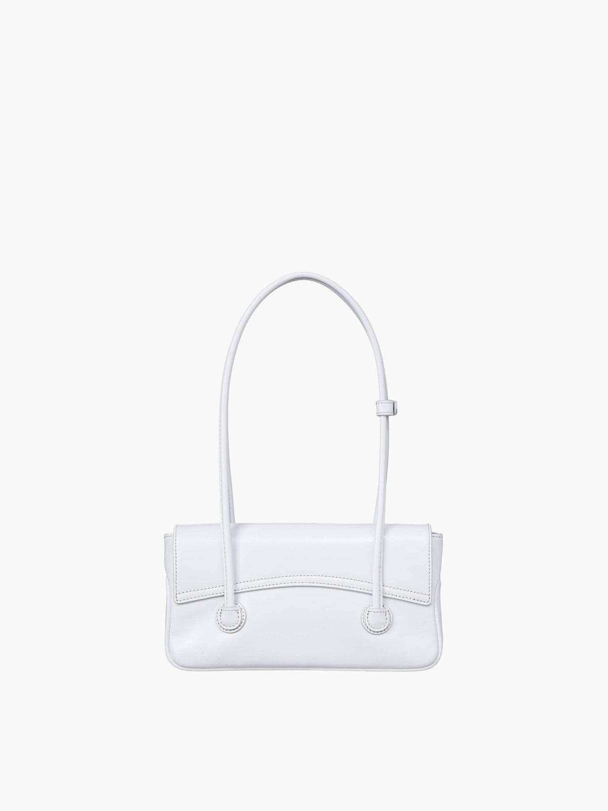 Margesherwood Flap Small white glossy plain