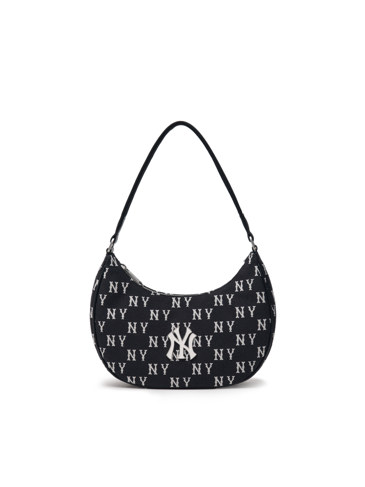 Mlb * Classic Monogram Jacquard Hobo Bag