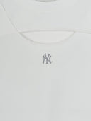 MLB Korea Women's Cut Out Detail Slim Semi Crop T-Shirts