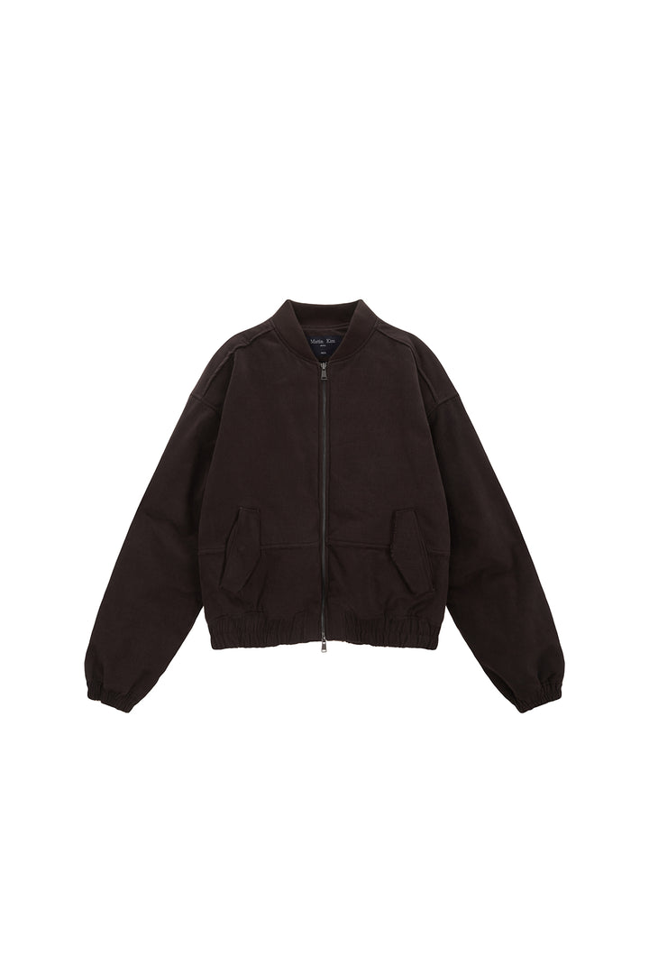Matinkim Cotton Bomber Jumper For Men IN Brown