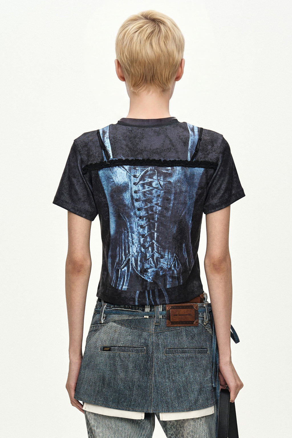 Andersson Bell Lingerie Trompe-L'Oeil Graphic T-Shirt