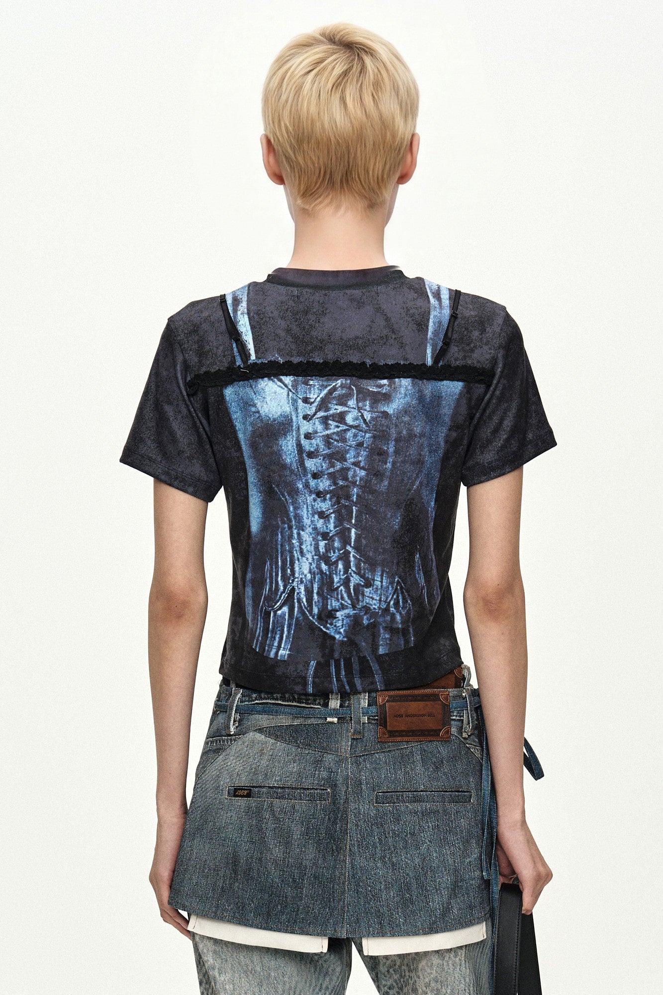 Andersson Bell Lingerie Trompe-L'Oeil Graphic T-Shirt