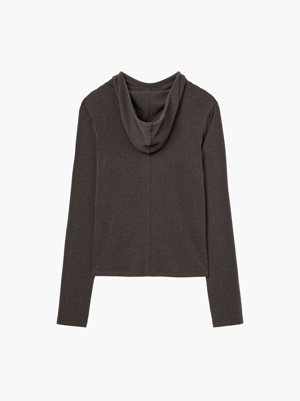 Margesherwood Highneck Hoodie Long Sleeve brown