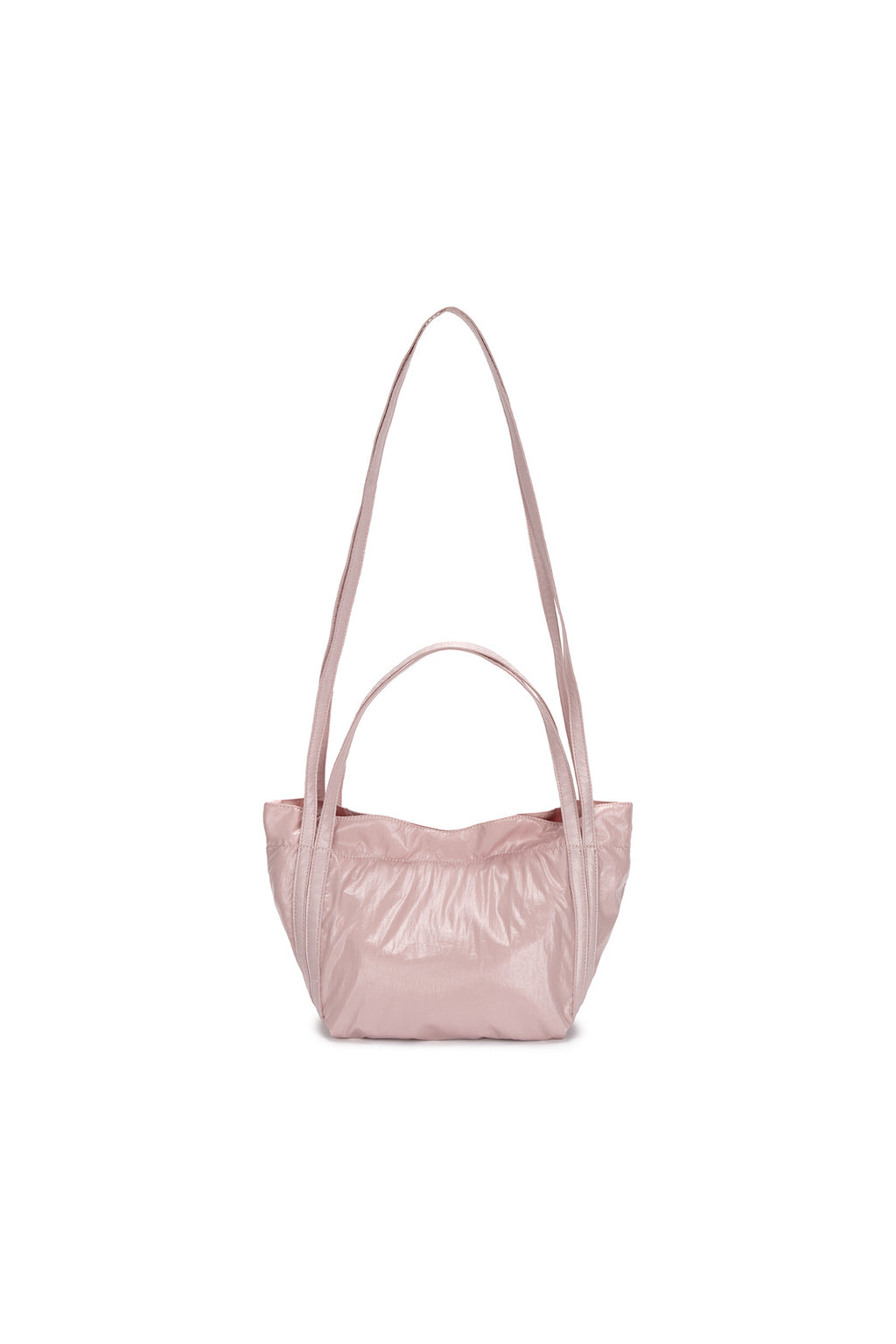 [matinkim] GLOSSY TWO WAY MINI BAG IN PINK