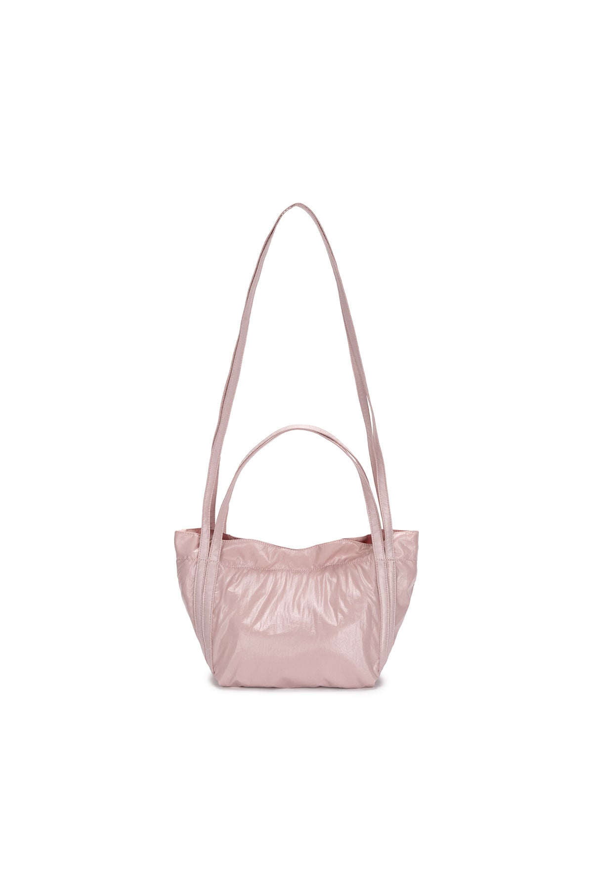 [matinkim] GLOSSY TWO WAY MINI BAG IN PINK