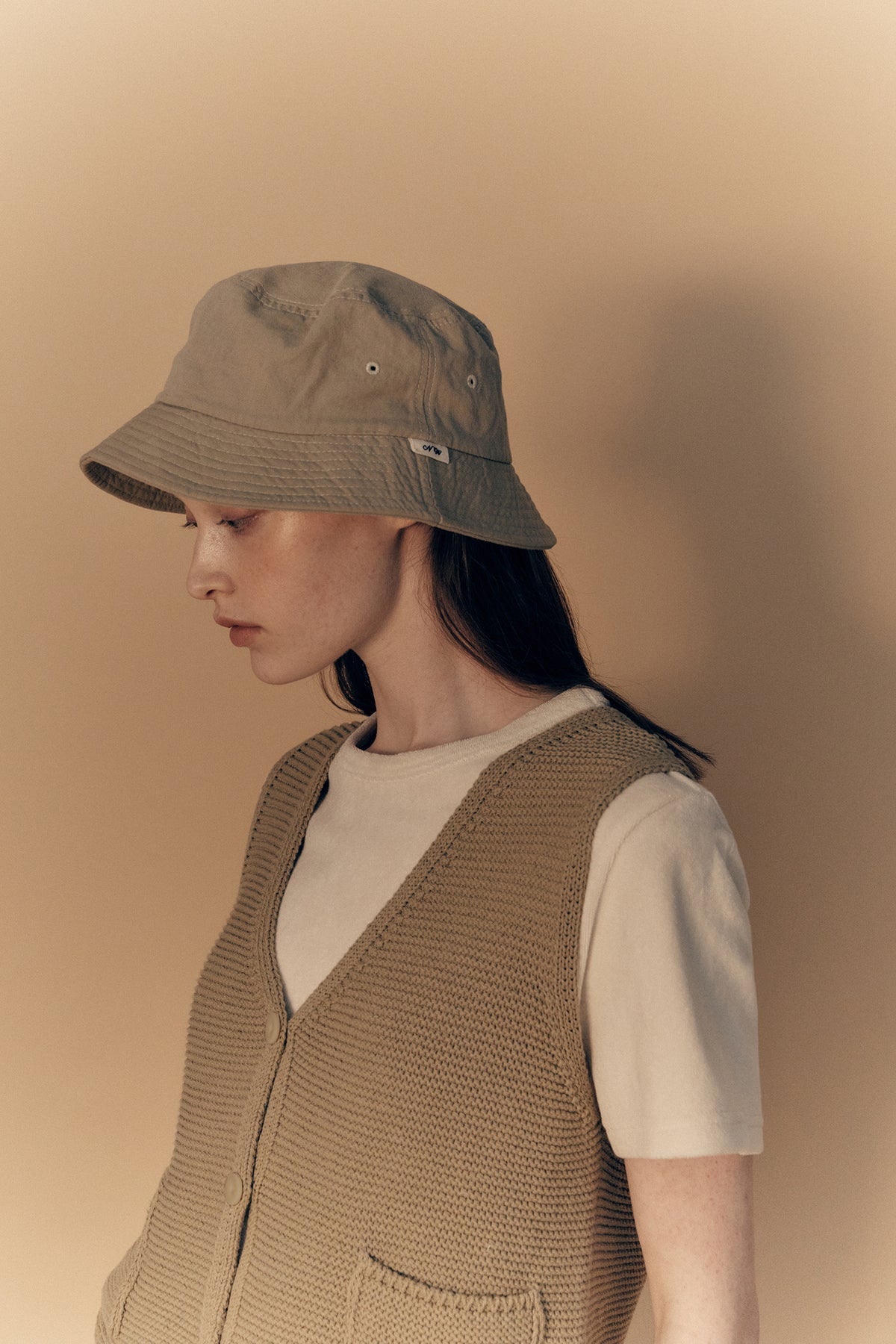 Nothing Written Traveller cotton hat (Khaki)