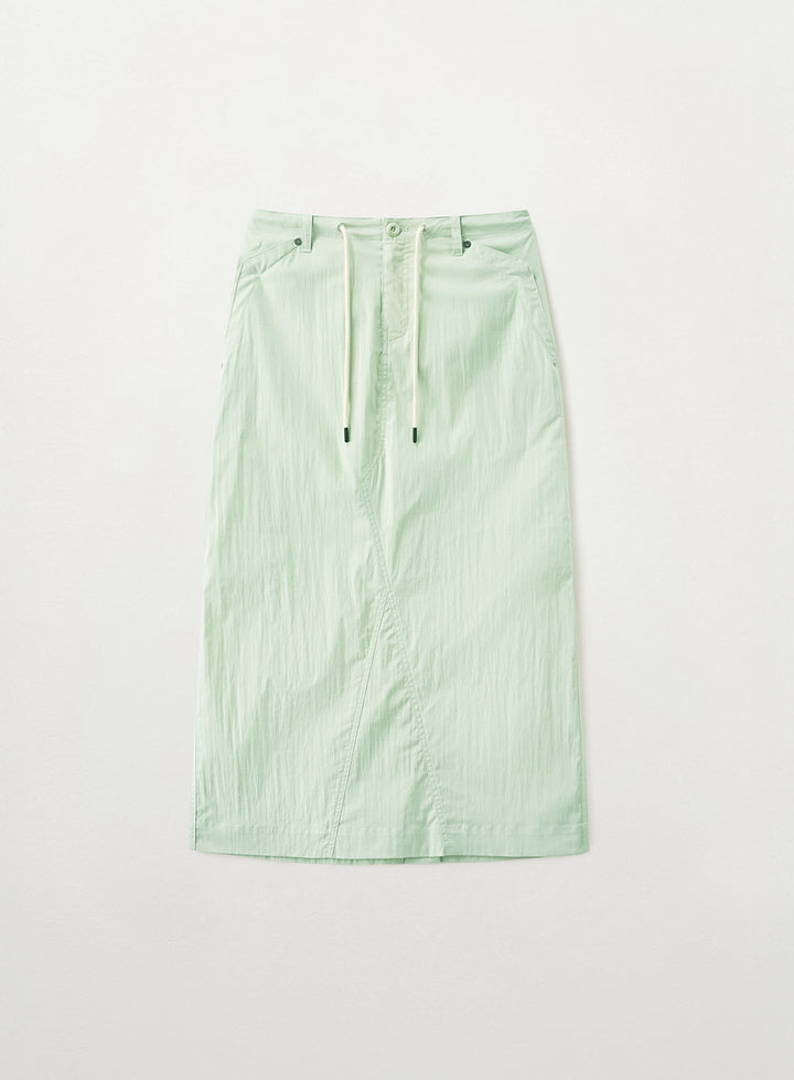Satur (W) Parachute Long Skirt - Mint