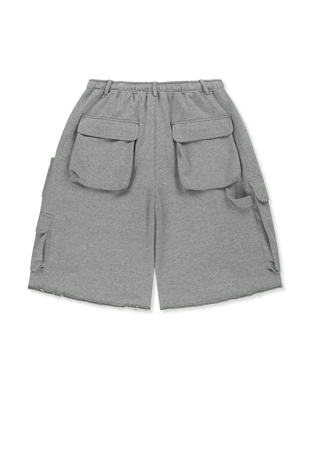 [matinkim] Terry Utility Pocket Bermuda Pants IN Grey