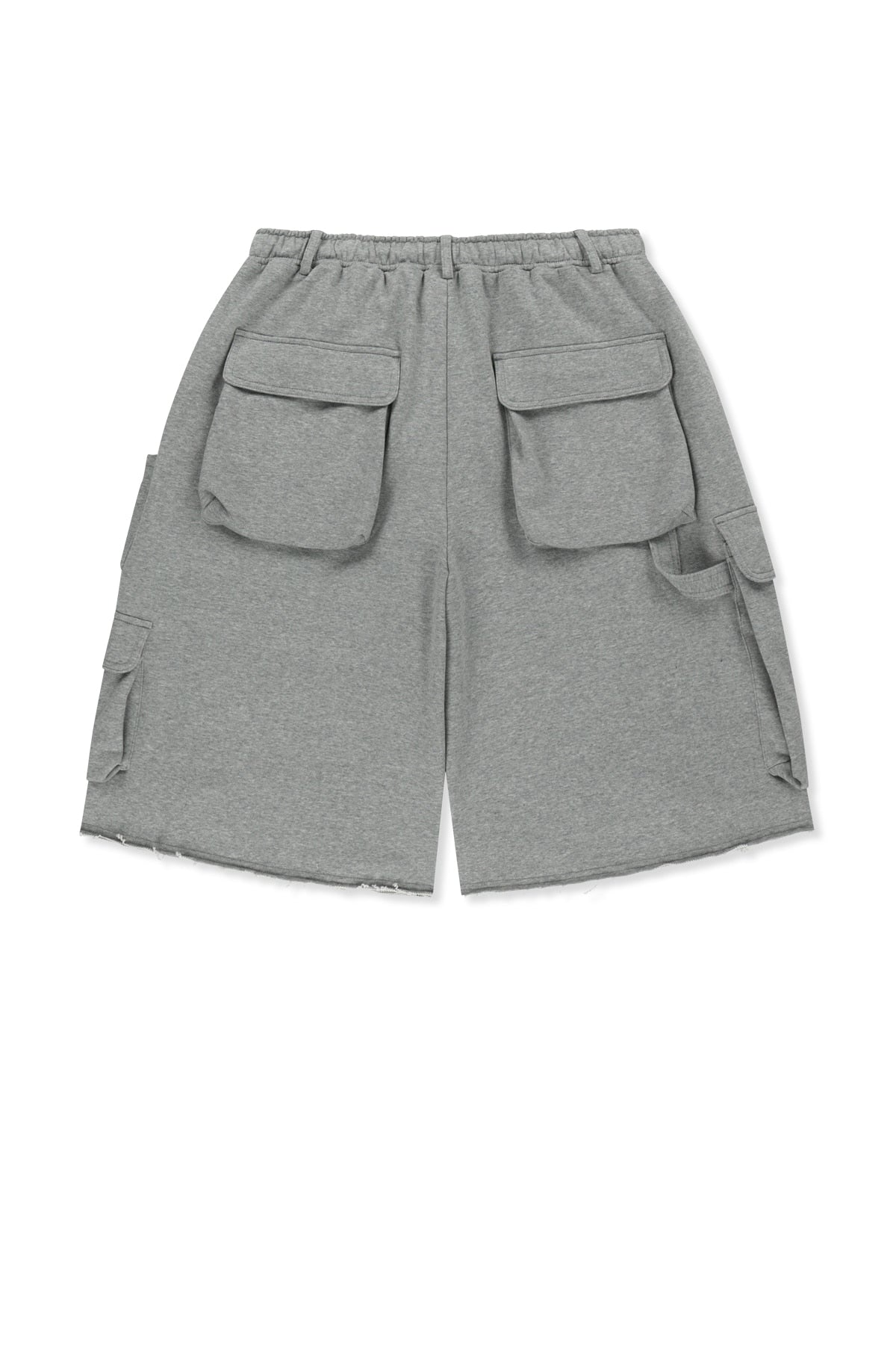 [matinkim] Terry Utility Pocket Bermuda Pants IN Grey