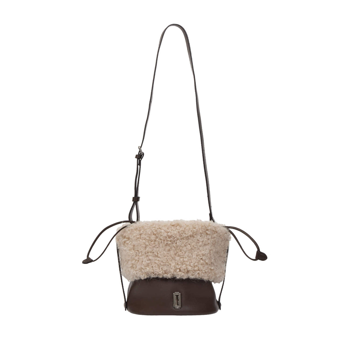 Vunque Perfec Fuzzy Shoulder S Brown