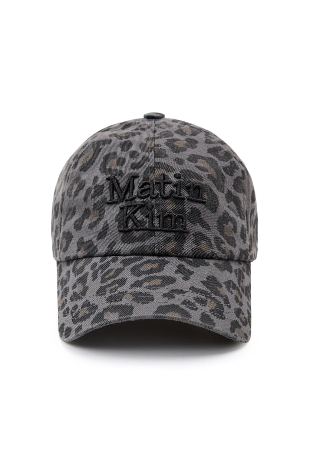 Matinkim Matin Leopard Volume Logo Ball Cap IN Dark Grey