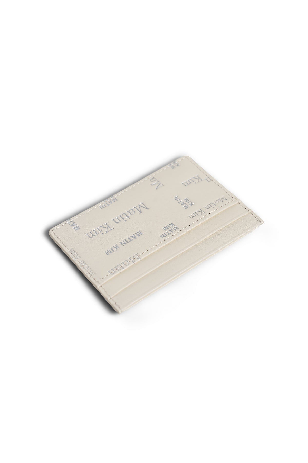 Matinkim Matin All-Over Logo Card Wallet IN Ivory