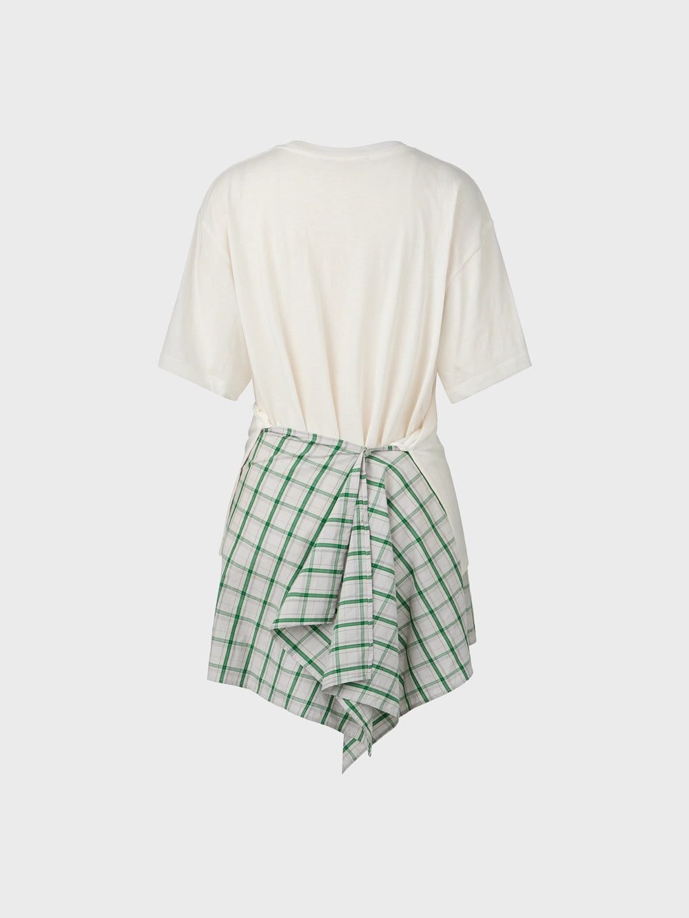 EENK Drape Layered T-shirt - White