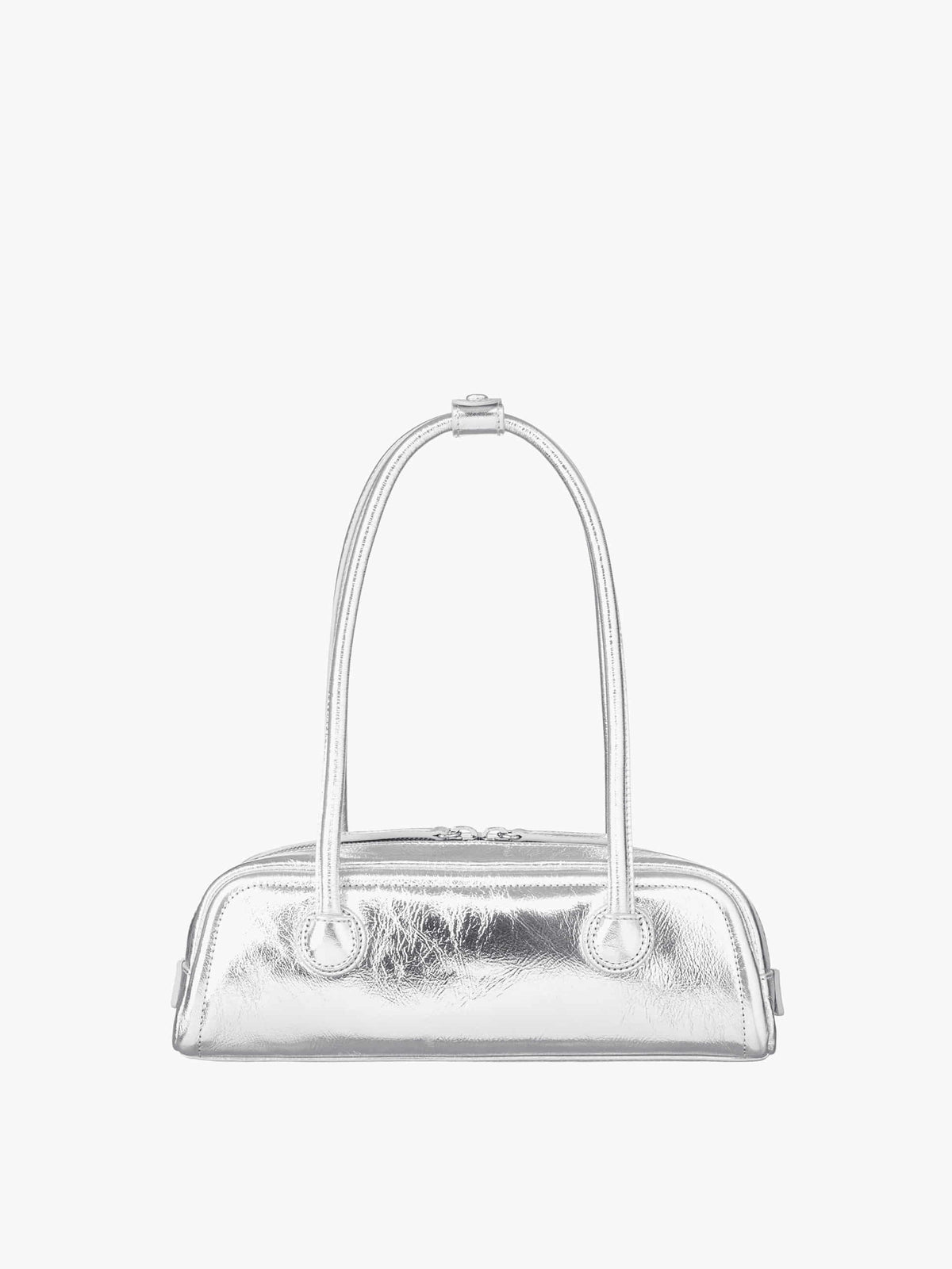 Margesherwood Soft Boston EW Mini silver crinkle
