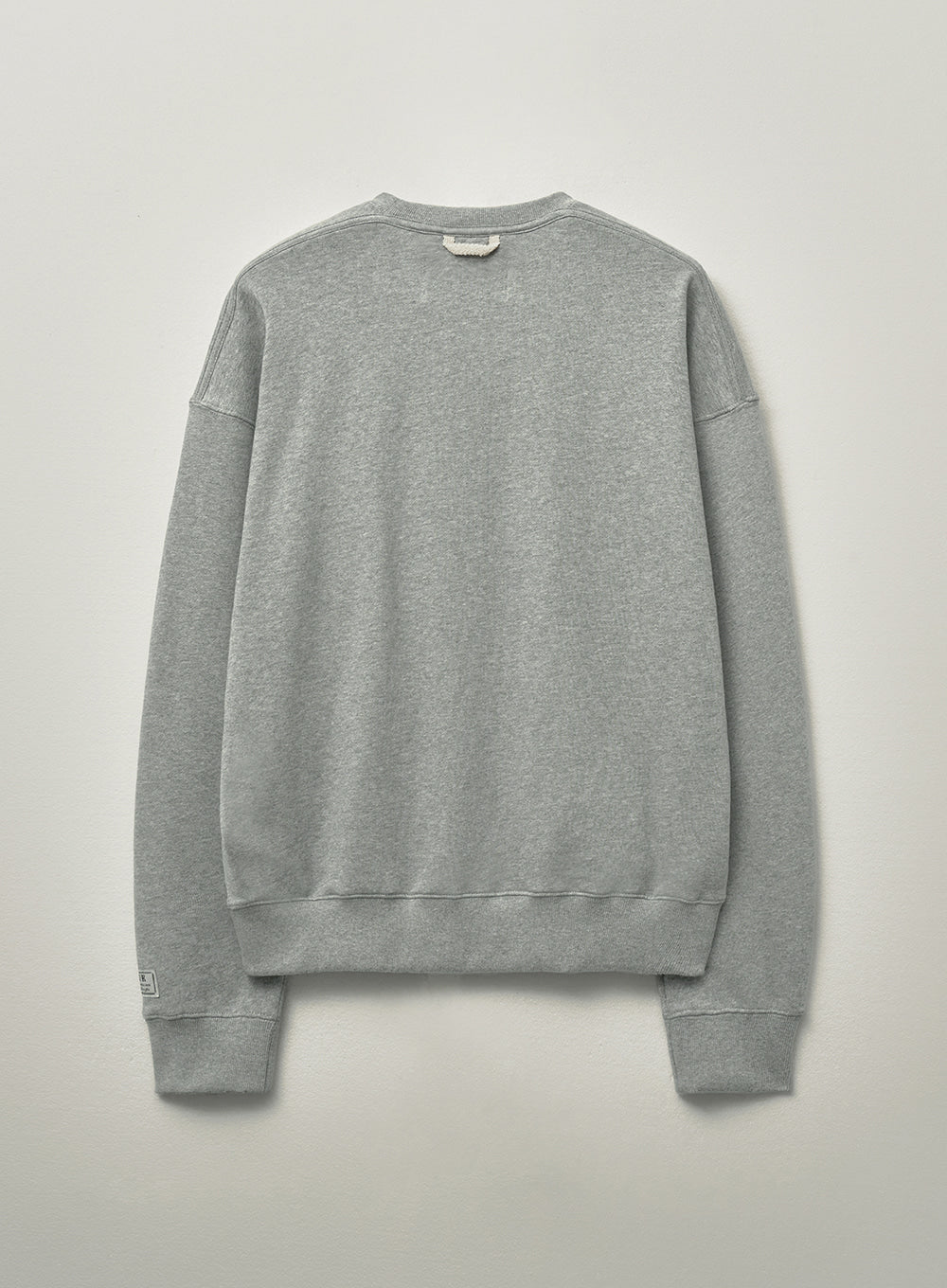 [satur] (W) Loren Small Logo Basic Sweatshirt - Melange Gray